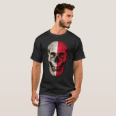 T-shirt Malta Flag Skull Maltese Roots Proud Patriotic (Devant entier)