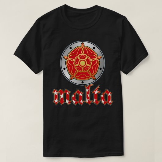 T-SHIRT MALTA MÉTAL SHIELD (Design devant)