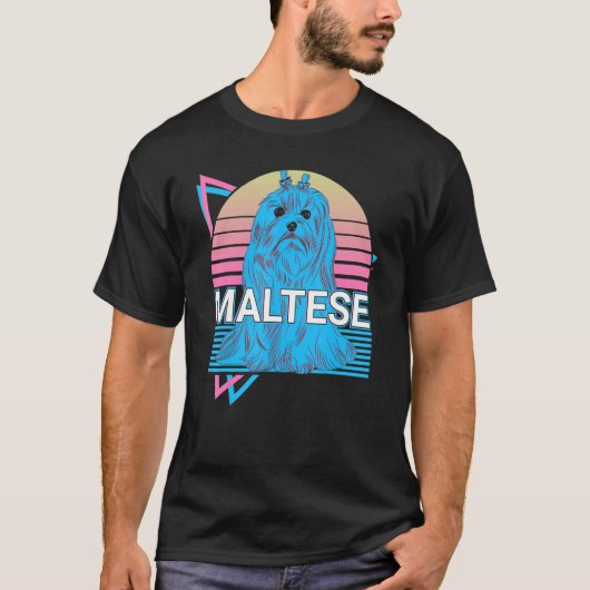 T-shirt Maltais Retro (Devant)