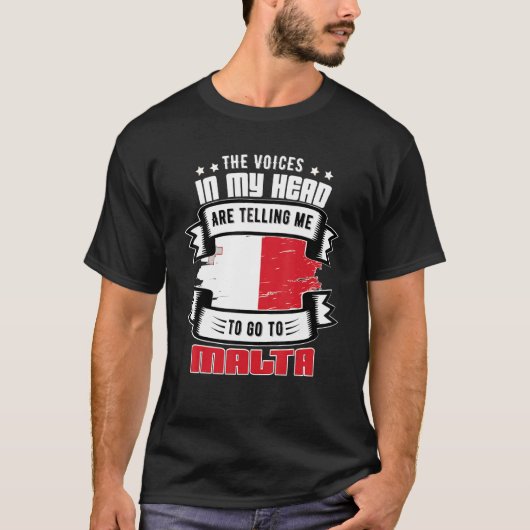 T-shirt Malte dans ma tête (Devant)