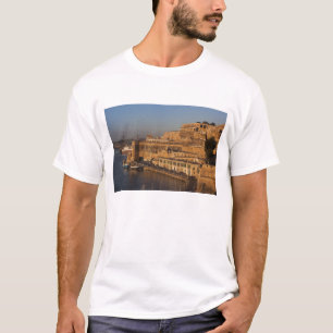 T-shirt Malte, La Valette, vue du port depuis Lower Barrak