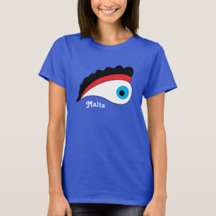 T-shirt Malte Vacances Bateau De Pêche Oeil De Protection