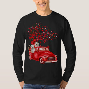 T-shirt Maltese équitation Camion Rouge Saint-papillon Coe
