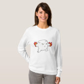 T-shirt malvais marshmallow rôti drôle (Devant entier)