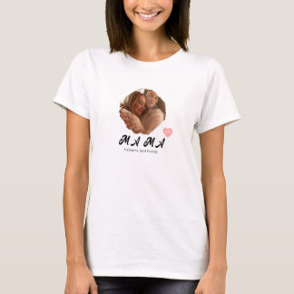 T-shirt Mama 1 Image Personalized Happy Mother's Day