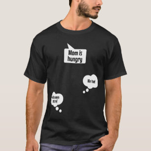 T-shirt Mama a faim Top pour les femmes enceintes avec des