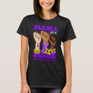 T-shirt Mama À La Main D'Un Guerrier Tourneur Sensibilisat
