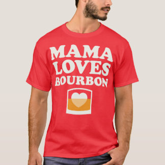 T-shirt Mama aime Bourbon Fête des mères Bourbon Fêtes des