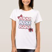 T-shirt Mama Baseball (Devant)