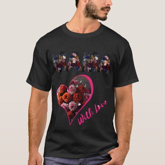 T-Shirt Mama Basic foncé (Devant)