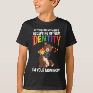 T-shirt Mama Bear Cuddle Relationship Rainbow Color