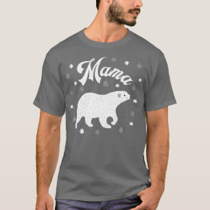 T-shirt Mama Bear Family Christmas Pajama Xmas Pyjamas PJs