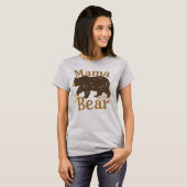 T-shirt Mama Bear - Retro Style Fête des Mères (Devant entier)