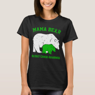 T-shirt Mama Bear SENSIBILISATION AU CANCER DES VOIES BILI