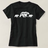 T-shirt Mama Bear with Two Cubs - Mère's Day Maman (Design devant)