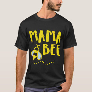 T-shirt Mama Bee Family Matching Beekeeper Maman Maman Fem