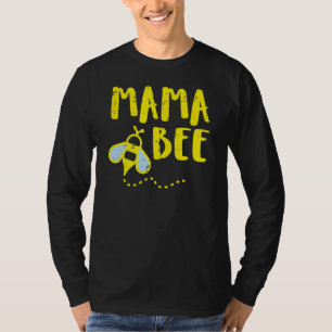 T-shirt Mama Bee Family Matching Beekeeper Maman Maman Fem