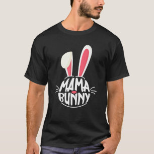 T-shirt Mama Bunny Jour de Pâques Maman Costume Matching M
