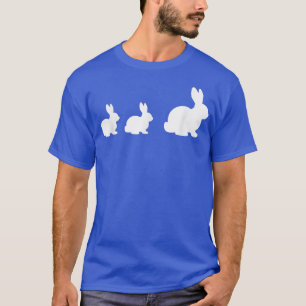T-shirt Mama Bunny Rabbit With 2 Precious Little Baby Bunn