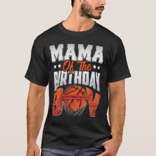 T-shirt Mama Bysketbyll Birthday Boy Family Byller B-day P