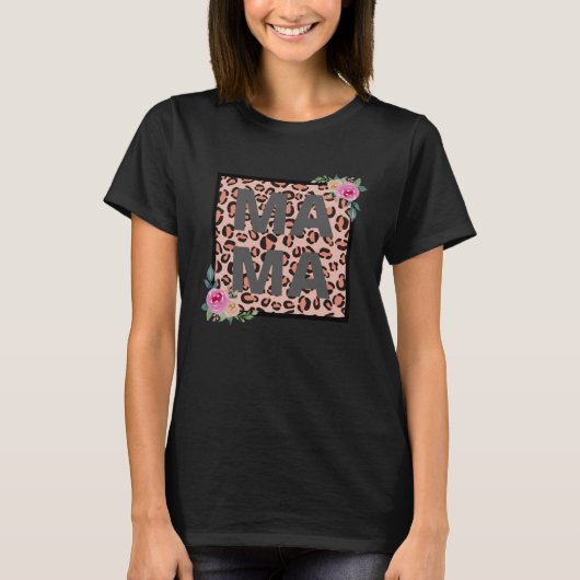 T-shirt Mama Cheetah (Devant)