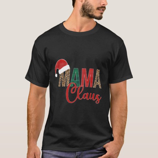 T-shirt Mama Claus Family Py (Devant)