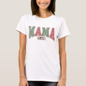 T-shirt Mama Claus, maman de Noël (Devant)