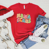 T-shirt Mama Claus Retro