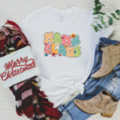 T-shirt Mama Claus Retro