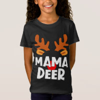 Mama Deer Matching Family Tribu Christmas Reindeer