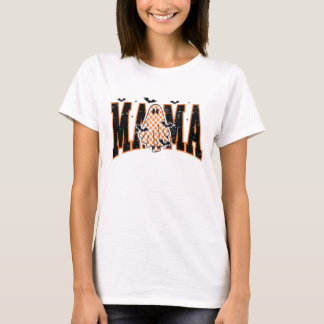 T-Shirt "MAMA" d'Halloween - Ghost mignon & Bats G