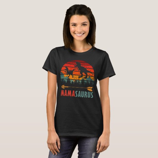 T-shirt mama dinosaure (Devant entier)