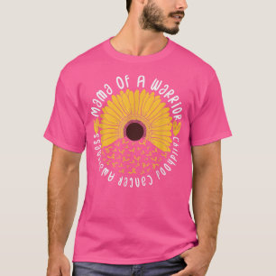 T-shirt Mama D'Un Héros Guerrier Sensibilisation Au Cancer