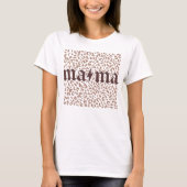 T-shirt Mama Éclair Léopard (Devant)