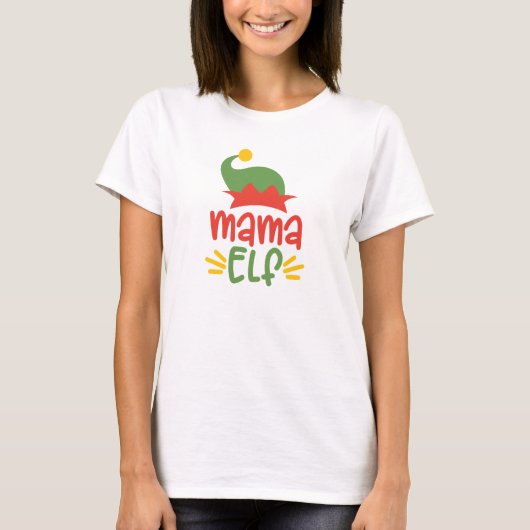 T-shirt Mama Elf (Devant)
