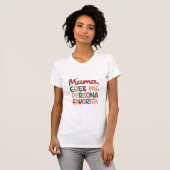 T-shirt Mama eres mi favorita (Devant entier)