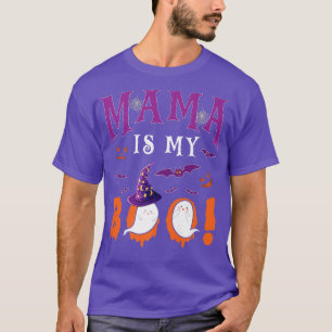 T-shirt Mama Est Mon Boo Deux Sorcières D'Halloween Fami
