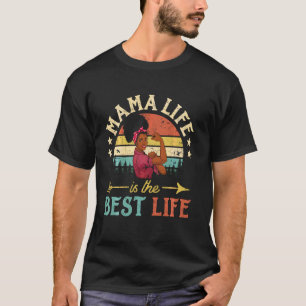 T-shirt Mama Life est la meilleure vie Femmes Africaines M