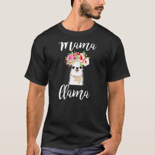 T-shirt Mama Llama Alpaca Fête des mères Mère Anniversaire