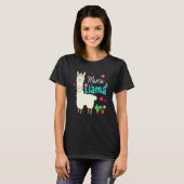 T-shirt Mama Llama Fête des mères Femmes Anniversaire de m (Devant entier)