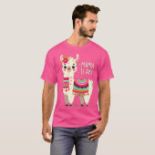 T-shirt Mama Llama Mother'S Day Birthday Party Mom Alpaca (Devant entier)