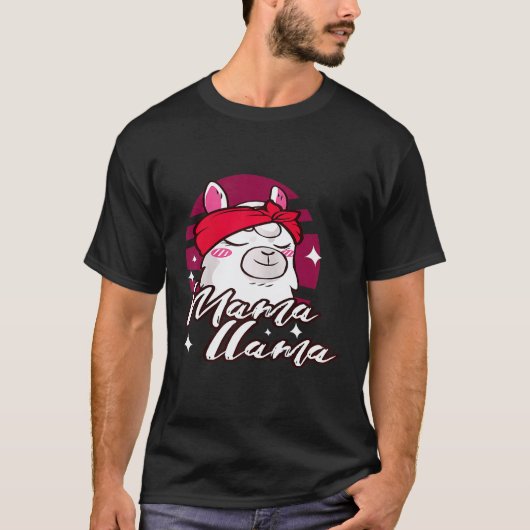 T-shirt Mama Llama pour femmes (Devant)