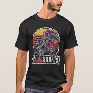 T-shirt Mama Maman Idée cadeau Dinosaur Famille Mamasaurus