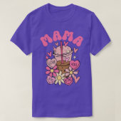 T-shirt Mama Mini Super Valentines Jour Maman Fille Fils M (Design devant)