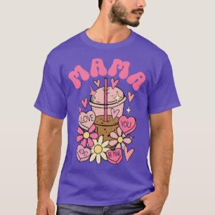 T-shirt Mama Mini Super Valentines Jour Maman Fille Fils M