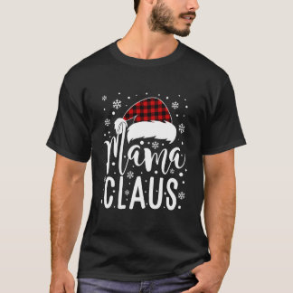 T-shirt Mama Noël avec Santa Maman Mama Maman