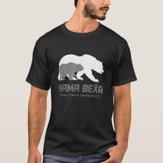 T-shirt Mama Ours Cerveau Tumeur Sensibilisation Pour Les