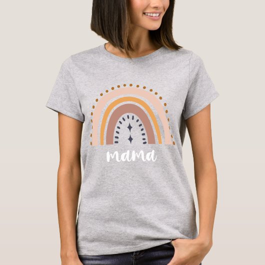 T-shirt Mama Rainbow (Devant)