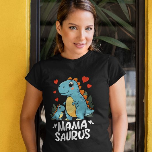T-shirt Mama Saurus Fun Gift for mom