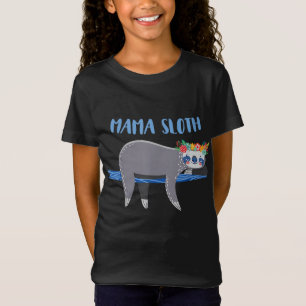 T-Shirt Mama Sloth Spith Animal Matching Famille